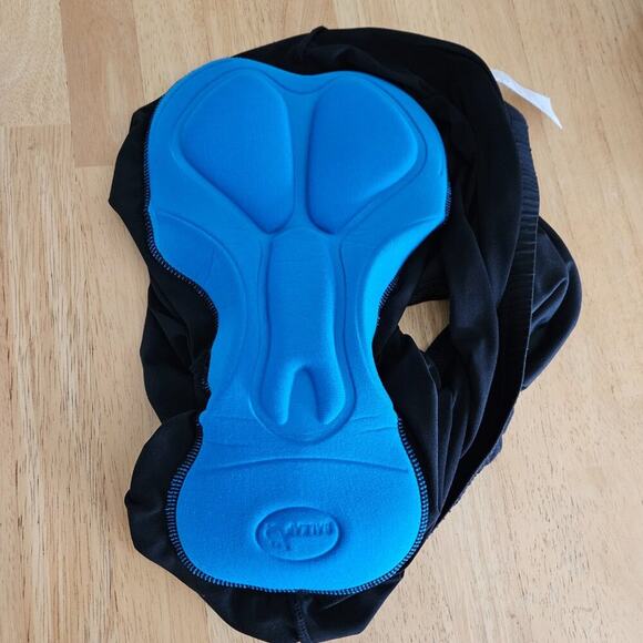 Baleaf Men's Padded Bicycle Shorts Compression 3-D Underlayer Black 3XL - Picture 4 of 6